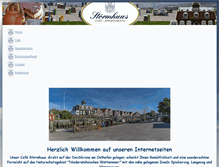 Tablet Screenshot of cafe-stoermhuus.com
